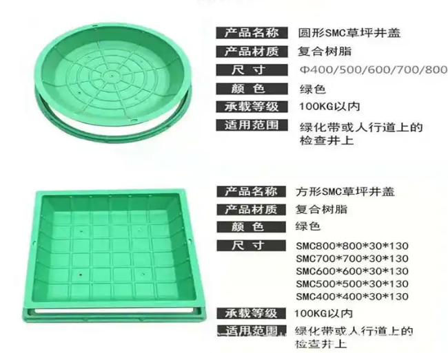 扬州树脂复合种植井盖展示